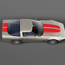 Front hood and Rear racing stripes decal pre-cut for Chevrolet Corvette C4 Sport 1984 - 1996 3