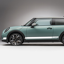 Side Racing 2 colors stripes graphics decal for Mini Cooper S 2 2