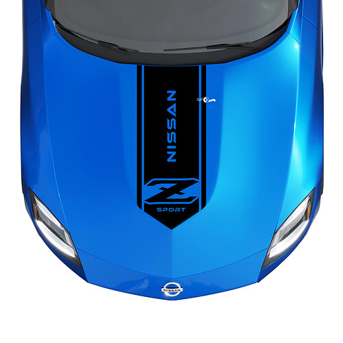 Hood Stripe Decal Kit for Nissan Z Sport 2