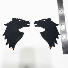 Bronco head Fender Badges Tailgate Emblem 3D Badge Black Matte 10