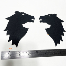 Bronco head Fender Badges Tailgate Emblem 3D Badge Black Matte 8