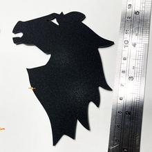 Bronco head Fender Badges Tailgate Emblem 3D Badge Black Matte 9