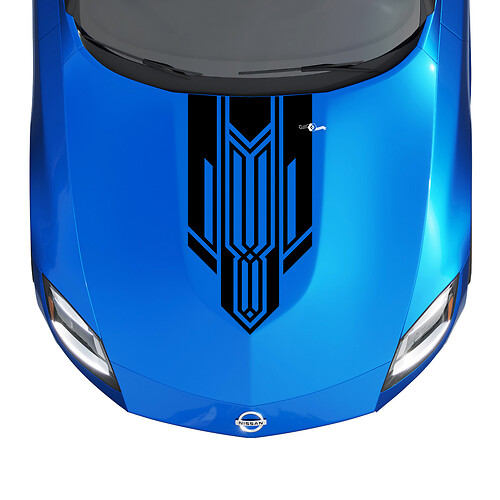Hood Lines Stripe Decal Kit for Nissan Z Sport