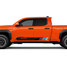 Side Doors Rocker Panel Stripes Vinyl Stickers Decal Kit for Toyota Tacoma 2