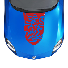 Hood Tribal Flame Stripe Decal Kit for Nissan Z Sport 3