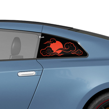 Side Rear Window Japan Style Graphics Decals Stickers Kit for Nissan GT-R 2