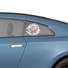 Side Rear Window Dragon Graphics Decals Stickers Kit for Nissan GT-R 2