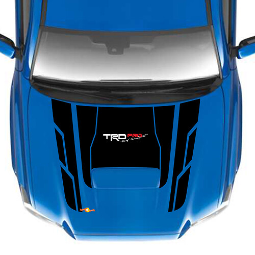 TRD PRO Hood Vinyl Decal Stickers fit to Toyota Tacoma