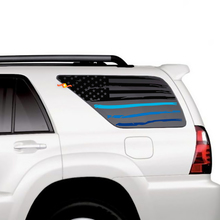 Side Quarter Window US Flag Patriotic Heritage Vinyl Stickers Decal Kit for Toyota 4Runner 2