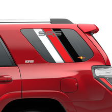 SR5 Side Quarter Window Heritage Stripes Vinyl Stickers Decal Kit for Toyota 4Runner 3