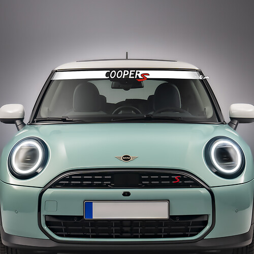 Windshield Cooper S Vinyl graphics decal Sticker for Mini Cooper S