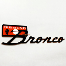 Bronco Big Bend Yeti Sasquatch Bigfoot Fender Badges Tailgate Emblem 3D Badge Black vs Orange 5