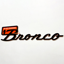 Bronco Black Diamond Yeti Sasquatch Bigfoot Fender Badges Tailgate Emblem 3D Badge Black vs Orange 2
