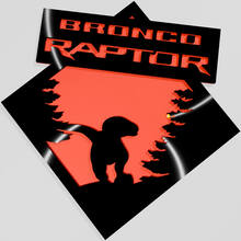 Bronco Raptor Edition Fender Badges Tailgate Emblem 3D Badge 5