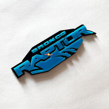 Bronco Raptor Edition Fender Badges Tailgate Emblem 3D Badge 3 6