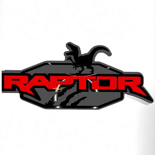 Bronco Raptor Edition Fender Badges Tailgate Emblem 3D Badge 4
