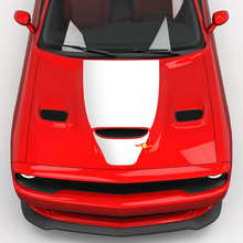 Hood Wrap Central Hemi Hood Blackout Vinyl Decal Sticker for Dodge Challenger
 2
