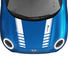 Hood Racing Stripes Rally Decal graphics sticker for MINI Cooper S 2