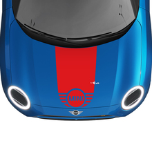 MINI Hood Racing Central Stripe Rally Decal graphics sticker for MINI Cooper 3