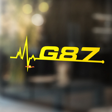 BMW G87 is in my Blood heart pulse window sticker decals graphic 3