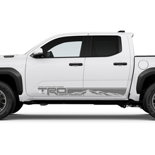 TRD off Road Mountains Side Rocker Panel Decals Stickers for Toyota Tacoma Fourth generation 2