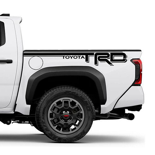TRD off Road Bedside Truck Decals Stickers for Toyota Tacoma 4th Gen