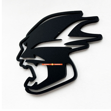 Black Banshee Custom 3D Badge Fender Badges Tailgate Emblem Front Grille Badge fit Dodge Charger Daytona SRT 2 3