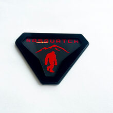Sasquatch Yeti Bigfoot Fender Badges Tailgate Emblem 3D Badge 2