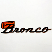 Bronco Wildtrak Fender Badges Tailgate Emblem 3D Badge Black vs Orange 5
