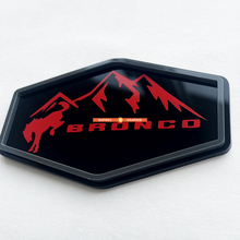 Bronco Mountains Edition Fender Badges Tailgate Emblem 3D Badge 3