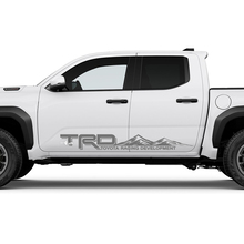 TRD Off Road Side Mountains Rocker Panel Decals Stickers for Toyota Tacoma 5 2