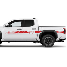 TRD off Road Doors Side Bedside Racing Stripe Truck Decals Stickers for Toyota Tacoma 4th Gen 3