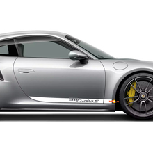 Side 911 Turbo S Doors Stripes Kit Decal Sticker for Porsche 911 Turbo S 2