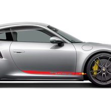 Side 911 Turbo S Doors Stripes Kit Decal Sticker for Porsche 911 Turbo S 3