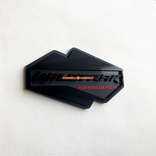 Wildrack Sasquatch Edition Fender Badges Tailgate Emblem 3D Badge