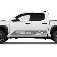 TRD Off Road Side Mountains Sun Rocker Panel Decals Stickers for Toyota Tacoma 2