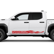 TRD Off Road Side Wave Rocker Panel Decals Stickers for Toyota Tacoma 3