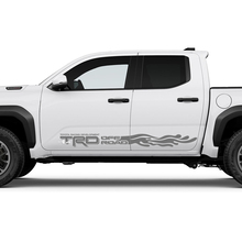 TRD Off Road Side Wave Rocker Panel Decals Stickers for Toyota Tacoma 2 2