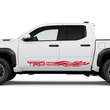 TRD Off Road Side Wave Rocker Panel Decals Stickers for Toyota Tacoma 2 3