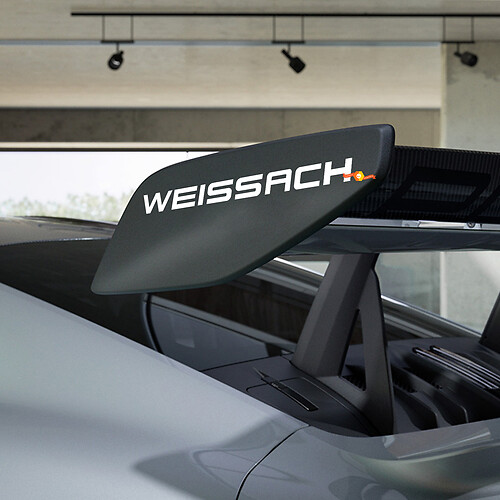 Weissach RS Spoiler Decal Sticker for Porsche GT3