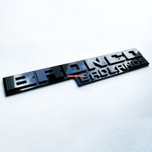 Fender Badges Tailgate Emblem 3D Badge Black vs Grey for Bronco Badlands 7