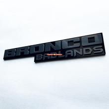 Fender Badges Tailgate Emblem 3D Badge Black vs Grey for Bronco Badlands 8