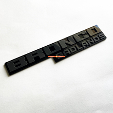 Fender Badges Tailgate Emblem 3D Badge Black vs Grey for Bronco Badlands 9