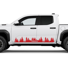Mountains Trees Side Doors Panel Decals Stickers for Toyota Tundra 3