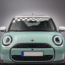 Windshield Checkered Flag Stripe Vinyl graphics decal Sticker for Mini Cooper S 2