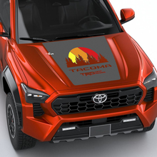 Vintage Retro Heritage Stripes Wrap Hood decal Sticker for Toyota Tacoma fourth-generation 2