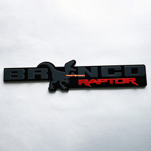 Bronco Raptor Fender Badges Tailgate Emblem 3D Badge 3