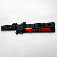 Bronco Raptor Fender Badges Tailgate Emblem 3D Badge 4
