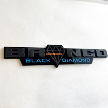Bronco Black Diamond Fender Badges Emblem 3D Badge 2