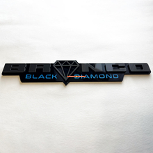 Bronco Black Diamond Fender Badges Emblem 3D Badge 4
